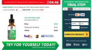 Cali Naturals CBD Oil Price