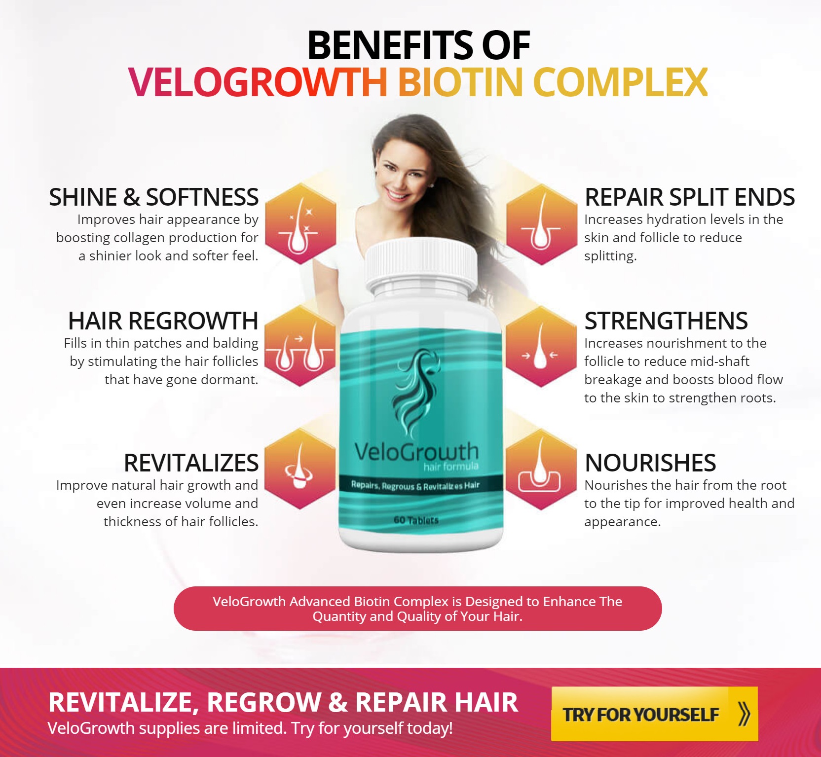 Velogrowth Hair Benefits
