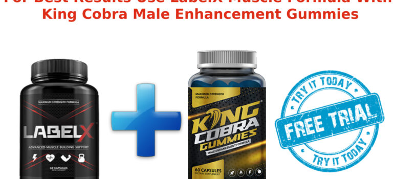 LabelX Muscle Building Support With King Cobra Gummies
