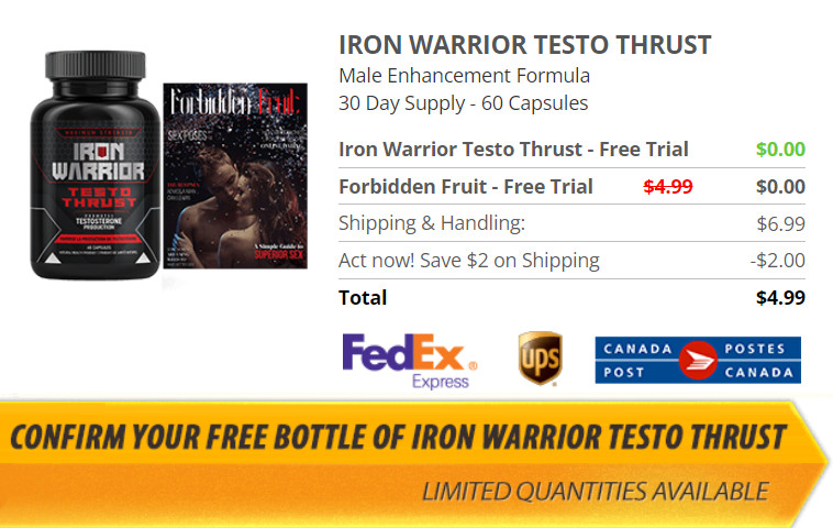 Iron Warrior Testo Thrust Trial Cost