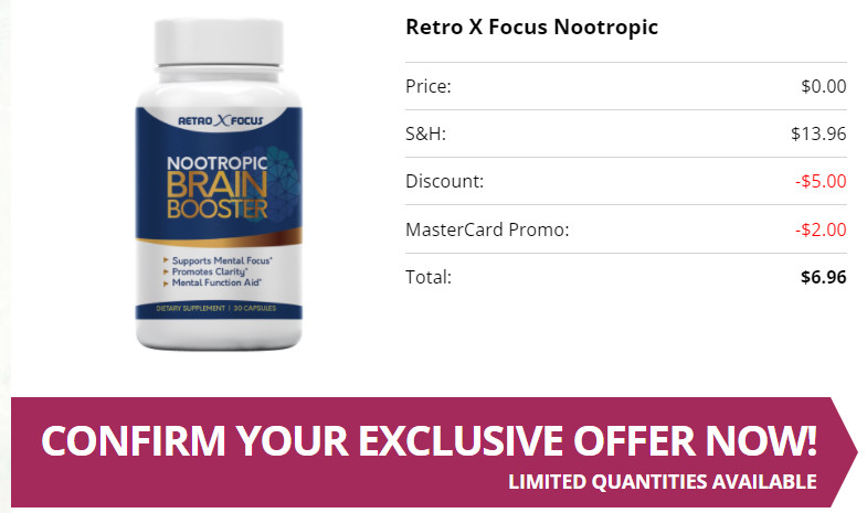 Retro X Brain Focus Trial Cost