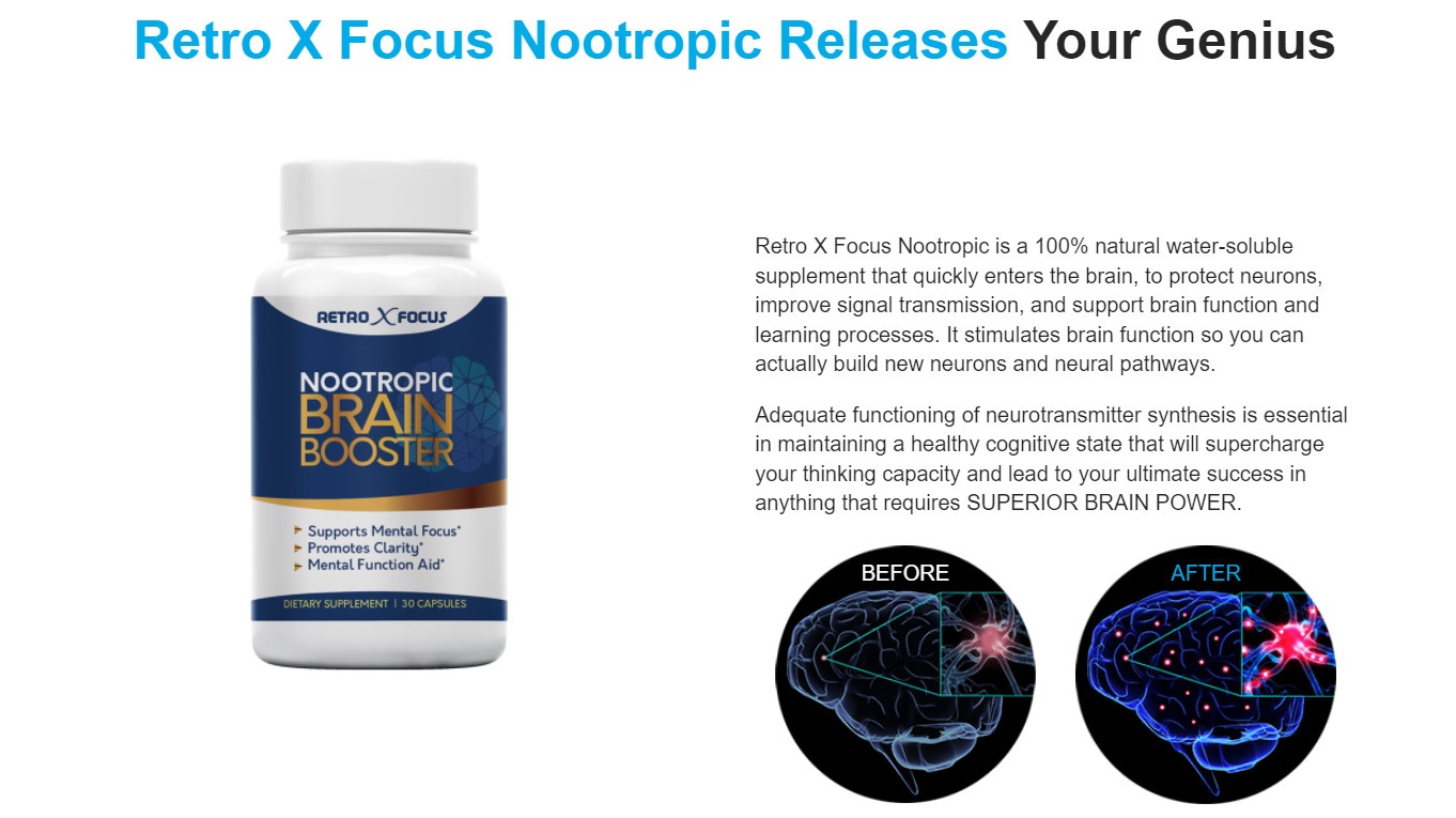 Retro X Focus Brain Booster Pills
