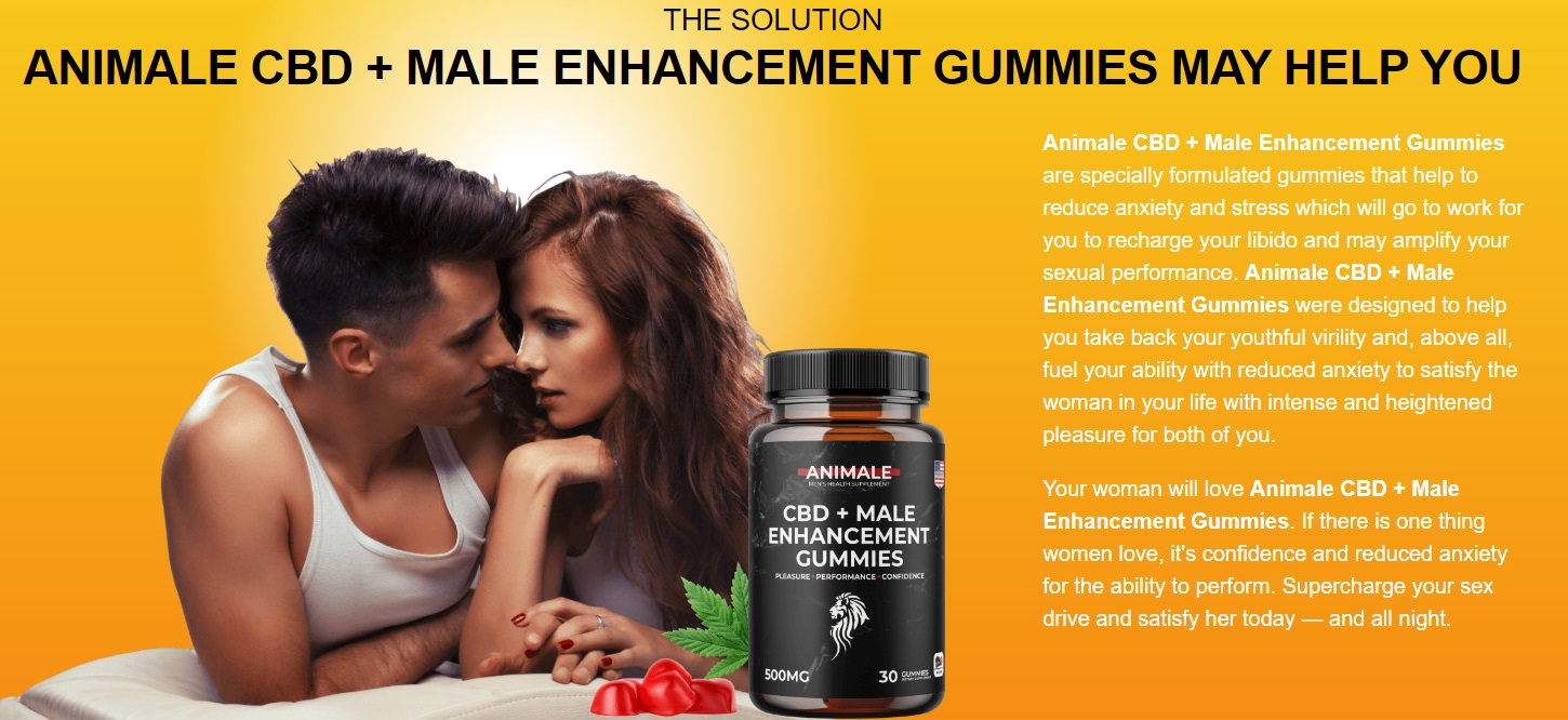 Animale CBD Male Enhancement Gummies New Zealand & UK Reviews: How Does It Work?