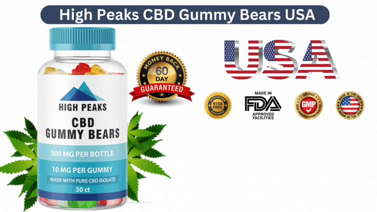 High Peaks CBD Gummy Bears USA