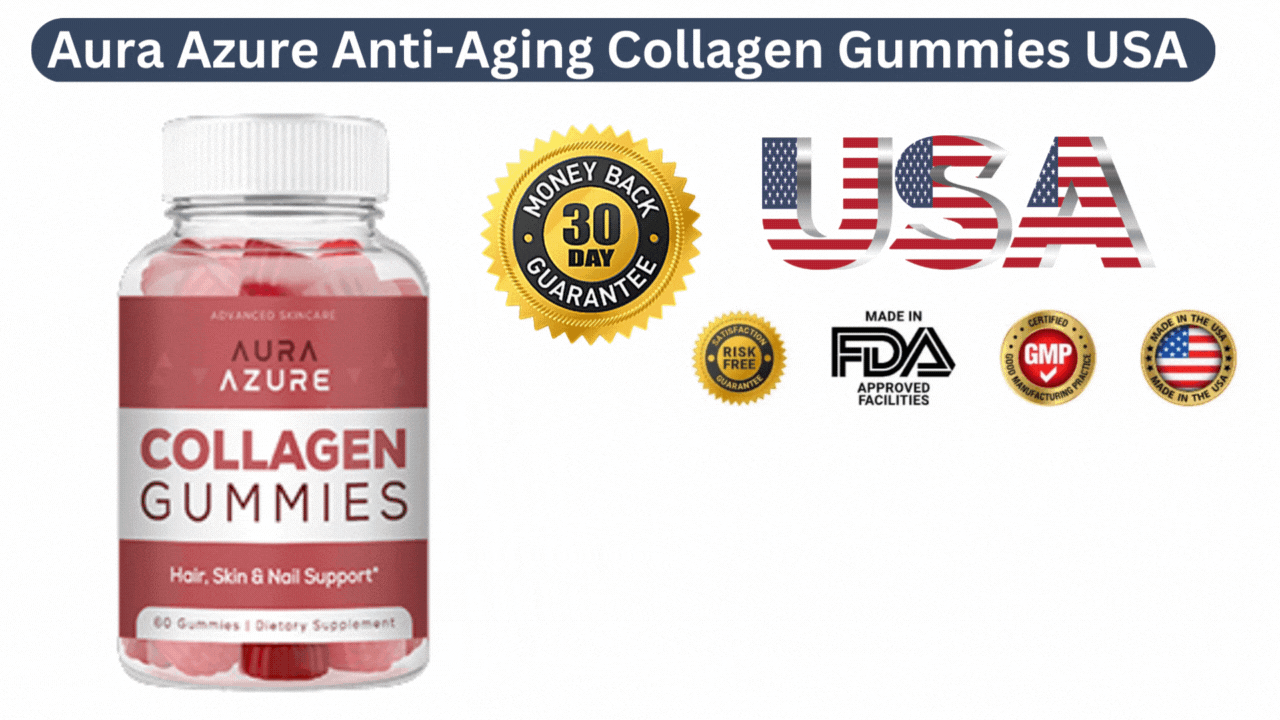 Aura Azure Anti-Aging Collagen Gummies USA 2
